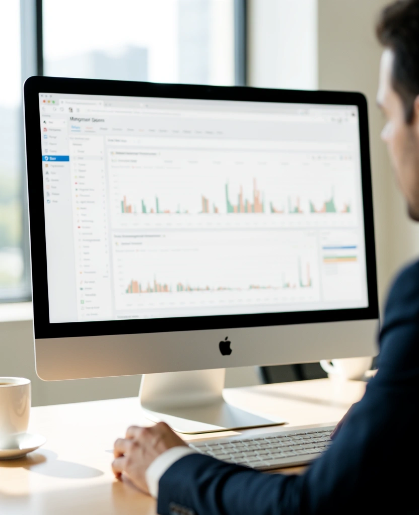 Financial editorial workspace